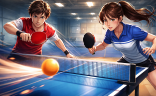 PING PONG EN EL RECREO